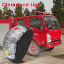 Red+Amber LED Side Marker Light Clearance Lamp for Truck Trailer Caravan