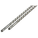 5 Pair Chinese Stylish Non-slip Stainless Steel Chopsticks Chop Sticks Silv T1H9