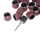 100pcs 1/2" 80Grit Sander Paper Sanding Bands Polishing Rotary OZ