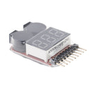 1-8S LED Low Voltage Buzzer Alarm Lipo Voltage Indicator Checker Tester  Z