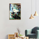 DIY Full Drill Diamond Painting Crane Cross Stitch Embroidery Mosaic Kit