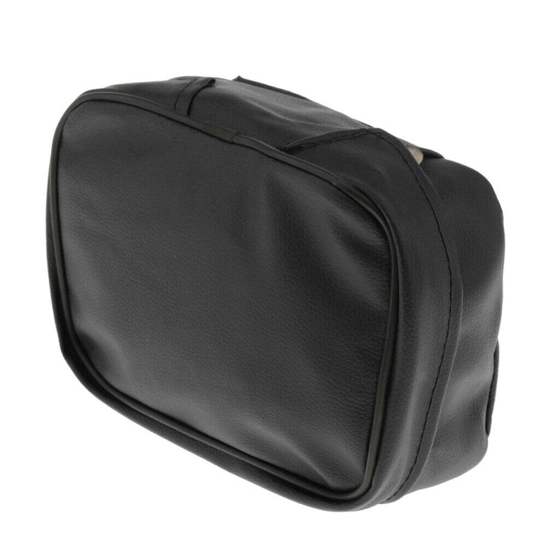 2 Pieces Black Motorcycle Rear Back Seat Waterproof Luggage Carrying Bag Tool