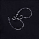 2pcs Clear Replacement Earhook Loop Earloop Clip For Bluetooth Headse BNAUFS â„–[