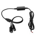 Car Charger Dual USB Female 12V to 5V 3A DC to DC Power Supply Converter For DVR