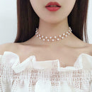 4PCS Women Gothic Lace Flower Charms Velvet Pendant Hippy Choker Necklace Women