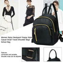 Women Nylon Backpack Preppy Casual Small Travel Shoulder Bags School Bag