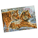 Stamped Cross Stitch Kits Pre-Printed Cross-Stitching Starter Kit for Beginners