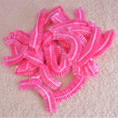 100pcs Clear Disposable Plastic Shower Bath Caps for spa Hair Salon For Hot