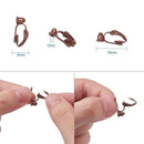 36 Pcs Clip-on Earring Converter Component 19x6x9mm for Non-Pierced Ears 6