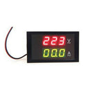 2X(Digital Current and Voltage Meter Led Panel Instrument Ac Dual Display A