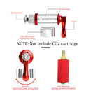 Aluminum Alloy CO2 Inflator Head Cycling Pump Schrader & Presta Bike P gtJ Gn