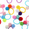 2Pcs Cute 3 Balls Elastics Hair Holders Bands Gum Fashion Kids Children Cand#+