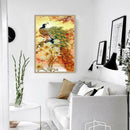 5D DIY Full Drill Square Diamond Painting Peafowl Cross Stitch Embroidery