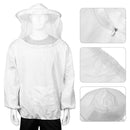 1pc Protective Beekeeping Suit Safe Gloves Veil Hood Full Body Bite Protection
