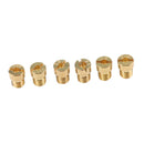 5mm Thread Motorcycle Main Jet Kit Carburetor 90-102 6 Size Injector Nozzle