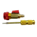 2x AC System Cap & Valve Service Kit Schrader Valve Core Remover Installer Tool