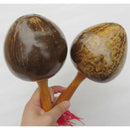Coconut Shell Sand Hammer Children Kid Wooden Rattles Toys Shaker for Hand Bell