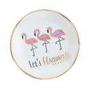 Creative Flamingo Design Food Snack Dish Ceramic Plate Sauce Seasoning Dish
