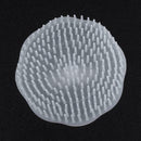 2pcs White Washing Hair Cleaner Brushes Shampoo Scalp Massage Comb