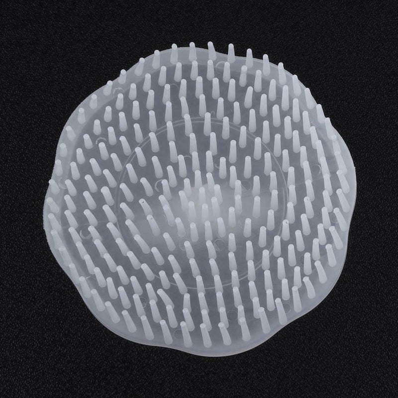 2pcs White Washing Hair Cleaner Brushes Shampoo Scalp Massage Comb