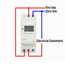 THC15A Rail Time Relay Switch Power Multi-function Programmable Timer 220V