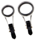 2Pcs 2 Sizes Fishing Line Rod Guide Eyes Ceramic Ring Foldable Tip Repair