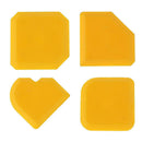 4pcs Cement Silicone Glass Scraper Sealant Grout Remover Home Caulking Tool