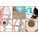 Bath Mirror Cosmetic Mirror 1X/3X Magnification Suction Cup Adjustable Make A8W5
