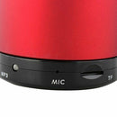 Red Bluetooth Speaker Stereo Speaker Case 10m x TF MP3 MP4 PC P5K5
