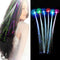 5PCS LED Shining Glow Hair Braid Flash Fiber Hairpin Clip Luminous Headba%!