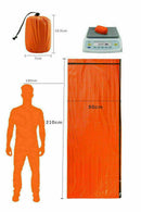 Reusable Emergency Sleeping Thermal Water/dustproof Survival new Bag Travel Z4W3