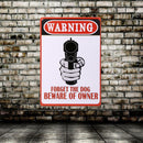 20x30cm Retro Metal Tin Sign Plaque WARNING Poster Tavern Bar Man Cave Decor