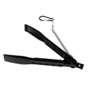 Fishing Gripper Plier Fish Body Clamp Holder Controller with Lanyard Black