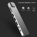 8 in 1 Type-C HUB to HDMI USB3.0 RJ45 PD TF Memory Card Converter Adapter