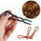 12pcs Simple Hair Pins Fast Spiral Hairpin U Shaped Hair Braid Twist PinsB Ew