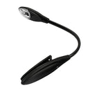 Black Portable Clip Reading Light/Music Stand Light/USB And Battery Operated