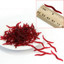 80 Pcs Soft Silicone Earthworm Lure Worm Baits Simulation Fishing Lures 4cm WLP