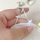 3PCS Knitting Loop Crochet Ring Yarn Guide Finger Holder Speed Up DIY Crafts,