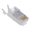 10Pcs Cat7 RJ45 connector cat7 crystal plug shielded FTP RJ45modular connectorBX