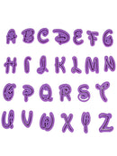 26 Alphabet Letter Fondant Cookie Cutter Mold Chocolate Cake Embosser Mould