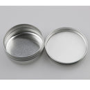24pc 10g Round Aluminium Tin Pot Nail Art Lip Gloss Container With Screw Lid