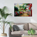 5D DIY Full Round Drill Diamond Painting Back Garden Cross Stitch Decor Kit