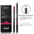 QiBest Black Rod Waterproof 12 Color Lip Liner Pen Lasting Lip Matte Lipsti E8J1