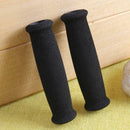 1 Pair Soft Foam Sponge MTB Bike Cycle Bicycle Handlebar Bar Grips(Black)