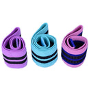 3pcs Hip Squat Resistance Band Anti-slip Booty Leg Loop with Carrying Bag A