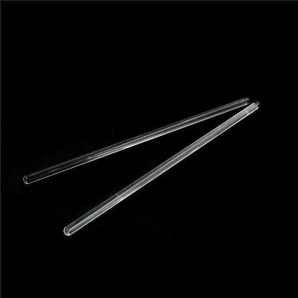 2pcs Lab Use Stir Glass Stirring Rod Laboratory Tool 6*200mm Nw