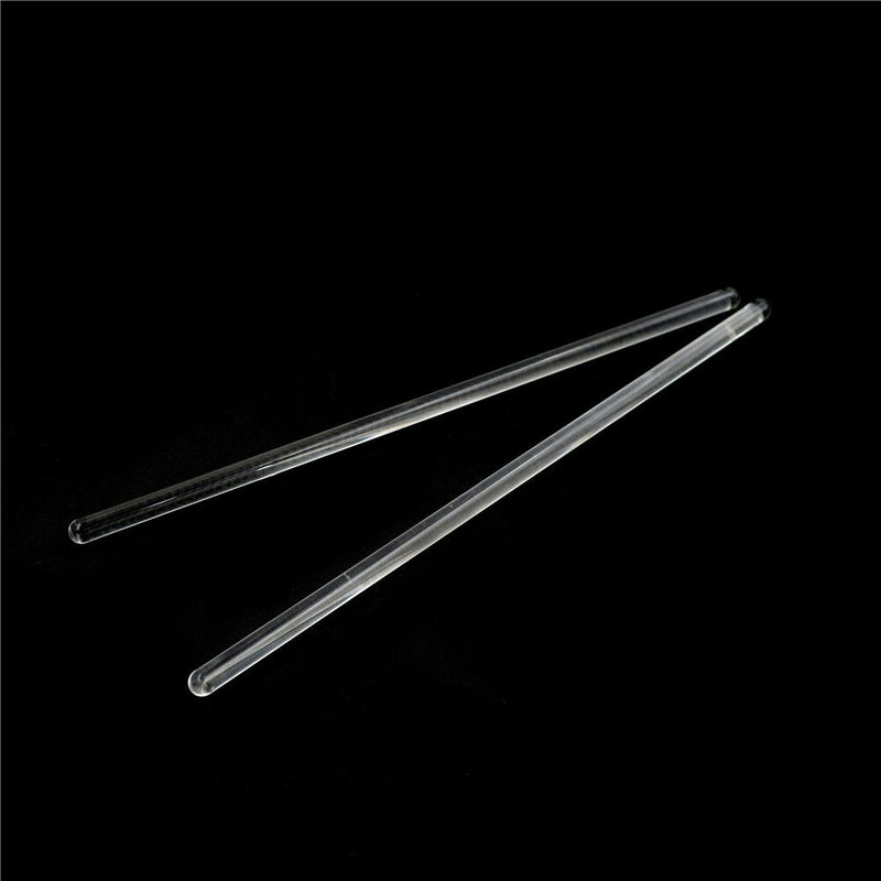 2pcs Lab Use Stir Glass Stirring Rod Laboratory Tool 6*200mm Nw