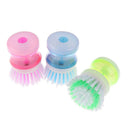 Kitchen Washing Utensils Pot Dish Brush With Washing Up Liquid Soap Dispenser