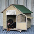 Crazy Dogs Do Not Knock Door Sign Wall Plaque or Hanging Pet Funny Dog Rustic