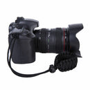 Adjustable Camera Wrist Strap Braided Paracord Strong Weave Lanyard DSLR Black